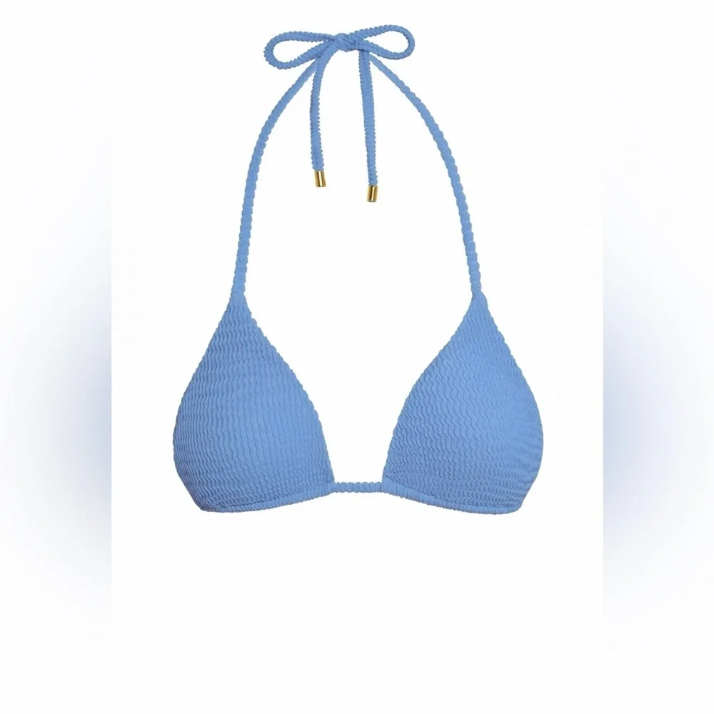 Monday Swimwear PALMA TOP - AZURE CRINKLE Size V